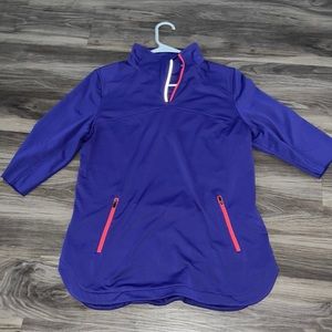 Long Sweatshirt with Quarter Sleeve